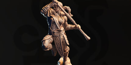 Illyria Spineshatter - Half-Dragon Barbarian