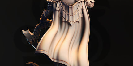 Ilvias the Reaper - Silver Dragonkin Warlock