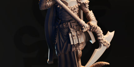 Ilvias the Reaper - Silver Dragonkin Warlock
