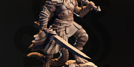Skraa Dark-Eye - Black Dragonkin Barbarian