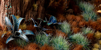 6mm Tufts - Alien Turquoise, Wild - Gamers Grass