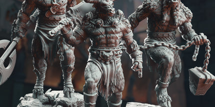 Minotaurs of the Labyrinth's Depths - 3 Pack