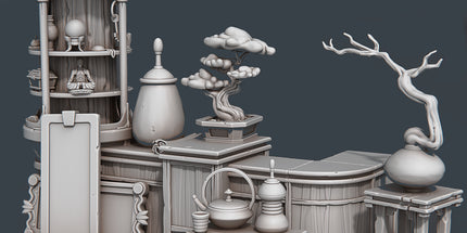 Antique Counter