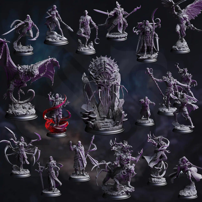 Drow From Beyond - Web of Worlds Full Set