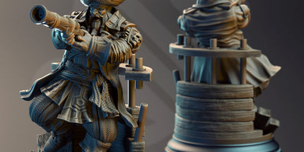 Baradin Blackbeard - Captain of the Gilded Seahorse