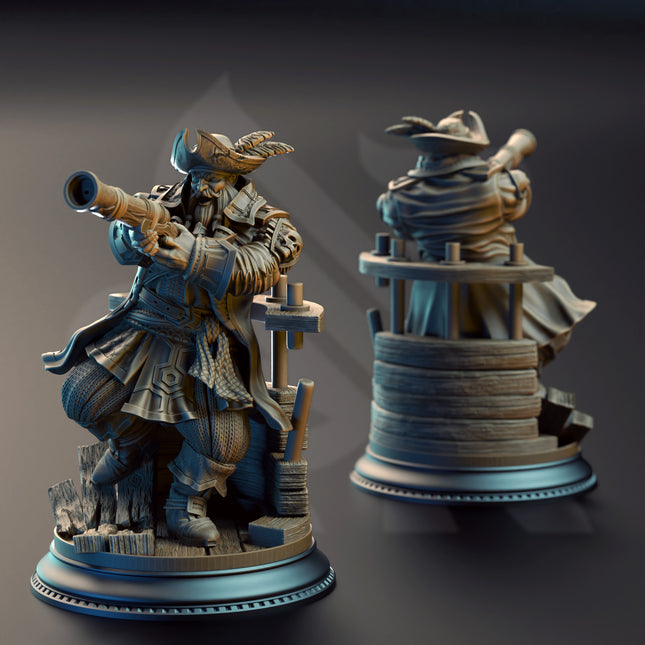 Baradin Blackbeard - Captain of the Gilded Seahorse