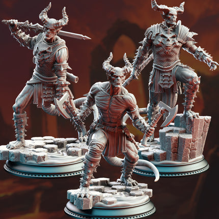 Demons of the Abyss - Nosmeni Warriors - 3 Pack