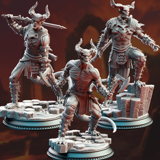 Demons of the Abyss - Nosmeni Warriors - 3 Pack