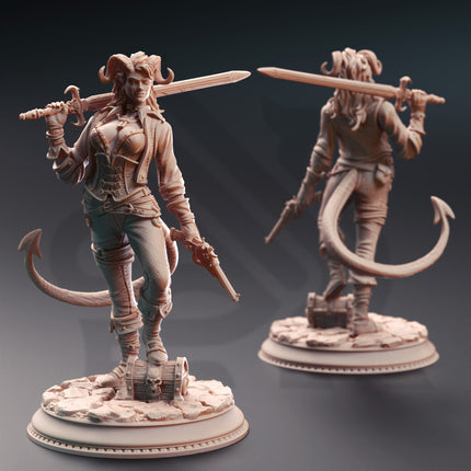 Syntheia the Daring - Tiefling Scoundrel
