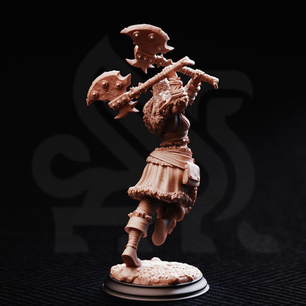 Tekrana of the Bloodfangs - Half-Orc Barbarian