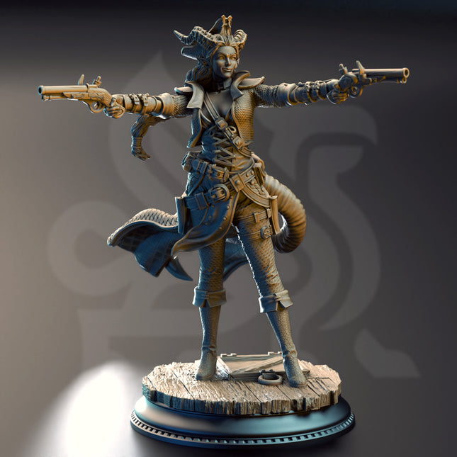 Trixie Sureshot Kelpie - Pirate Gunslinger