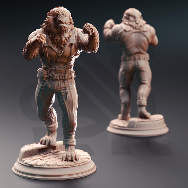Vaa’dren Snowmane - Lionfolk Bouncer