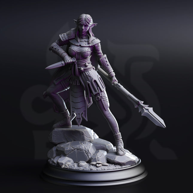 Vixa Indwynath - Drow Pathfinder of the Deep
