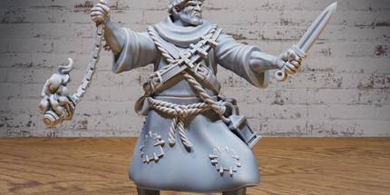 Medieval Cleric Monk