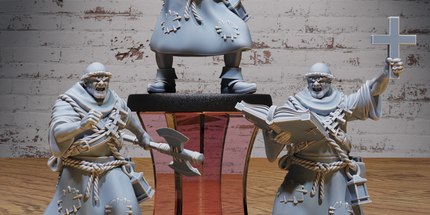 Medieval Cleric Monk