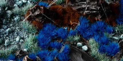 6mm Tufts - Alien Blue, Wild - Gamers Grass