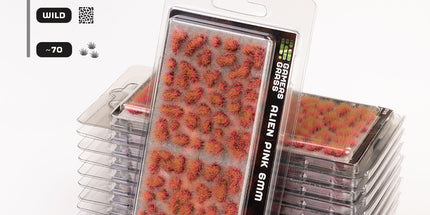 6mm Tufts - Alien Pink, Wild - Gamers Grass
