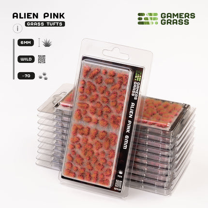 6mm Tufts - Alien Pink, Wild - Gamers Grass