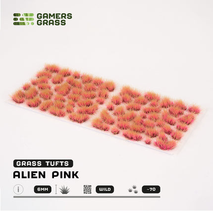 6mm Tufts - Alien Pink, Wild - Gamers Grass