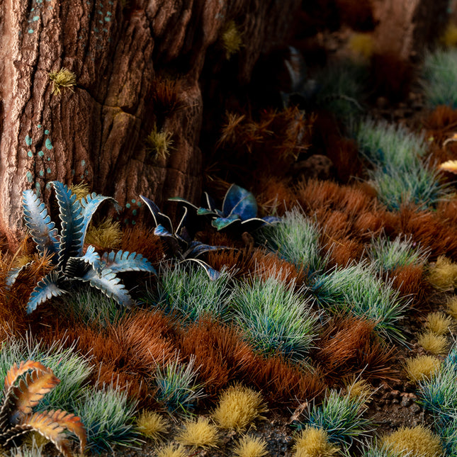 6mm Tufts - Alien Turquoise, Wild - Gamers Grass