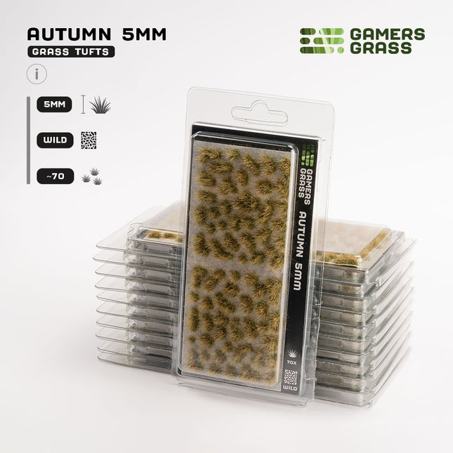 5mm Tufts -Autumn, Wild - Gamers Grass