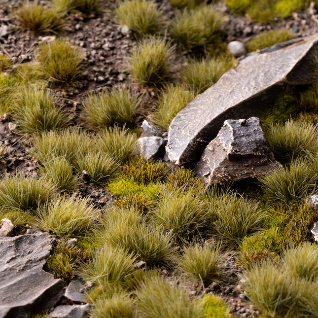 6mm Tufts - Dry Green, Wild - Gamers Grass