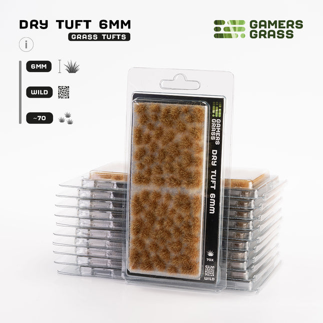 6mm Tufts - Dry, Wild - Gamers Grass