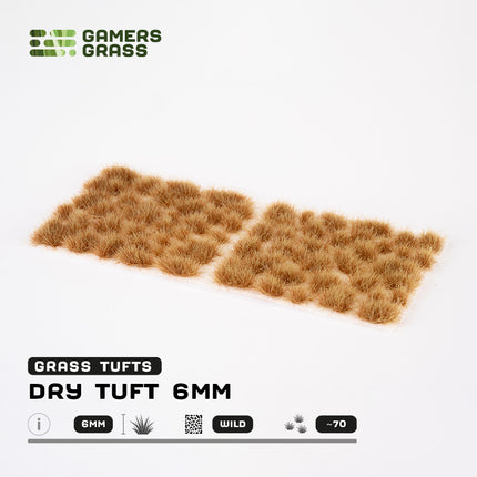6mm Tufts - Dry, Wild - Gamers Grass