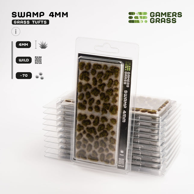 4mm Tufts - Swamp, Wild - Gamers Grass