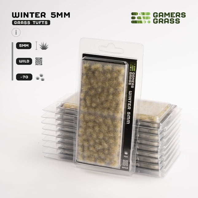 5mm Tufts - Winter, Wild - Gamers Grass