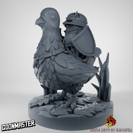Pigeon Mounted Owl Knight