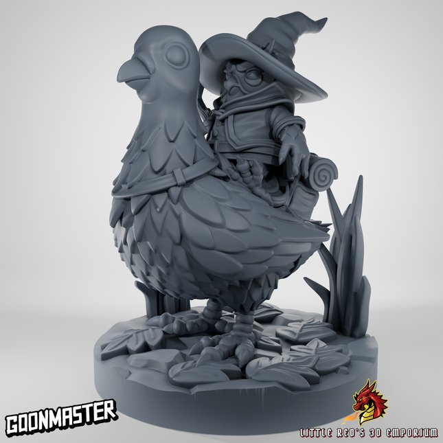 Pigeon Mounted Mage Owl