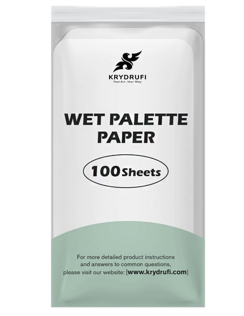KRYDRUFI - Wet Palette Papers - 100 Sheets