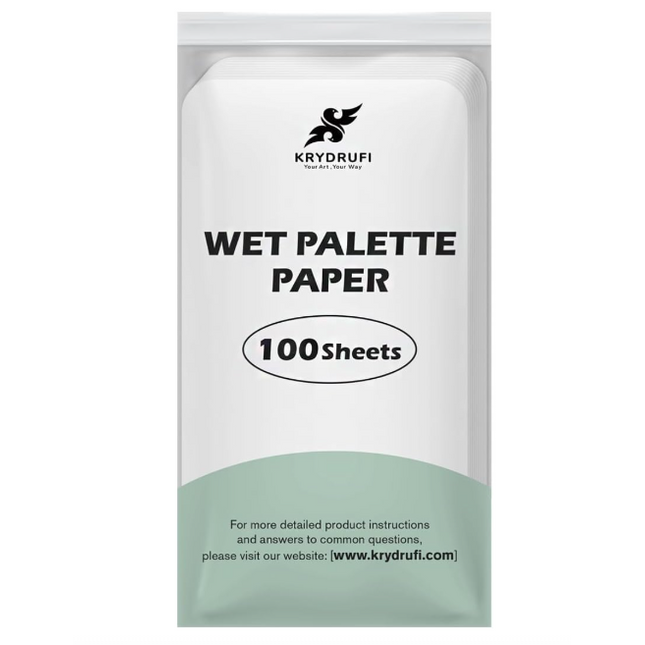 KRYDRUFI - Wet Palette Papers - 100 Sheets