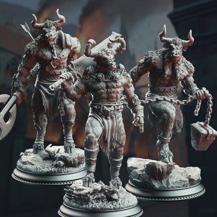 Minotaurs of the Labyrinth's Depths - 3 Pack