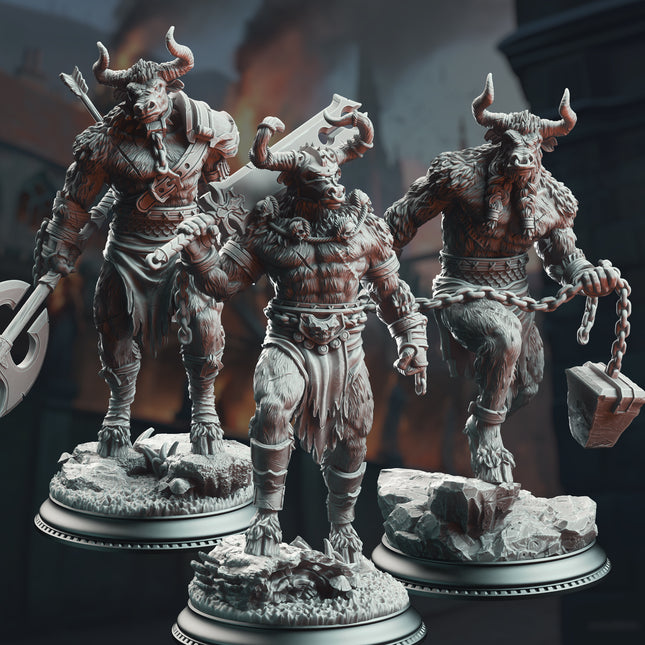 Minotaurs of the Labyrinth's Depths - 3 Pack