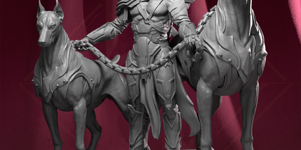 Warden Blackhelm And Hounds