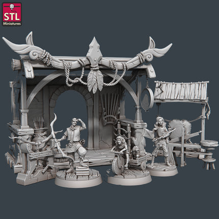 Bow And Arrow Makers Set