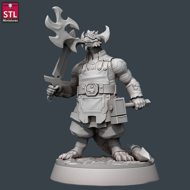 Dragonborn Blacksmith Set