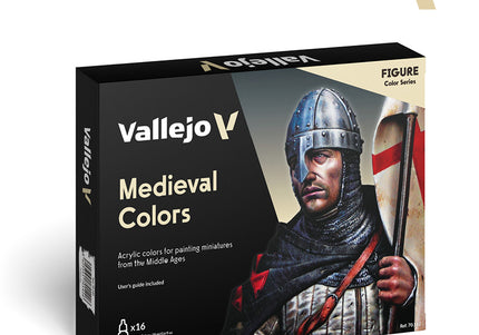 Vallejo Model Color: Medieval Colors - 16 Colour Acrylic Paint Set
