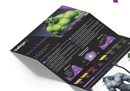 Vallejo Game Colour Orcs & Goblins - 8 Colour Acrylic Paint Set